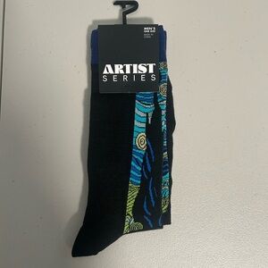 Artist Series Starry Night Crew Socks Mens One Size Van Gogh